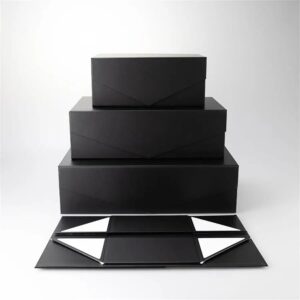 Customize Wholesale Gift Packaging Box Black Box