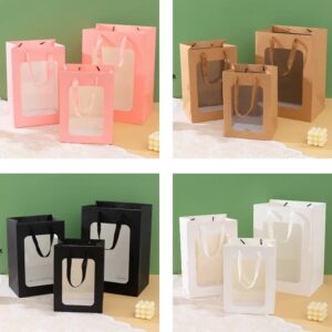 Custom Printed Recycled Paper Shopping Bags | Flat Handle | Budget-Friendly Branding