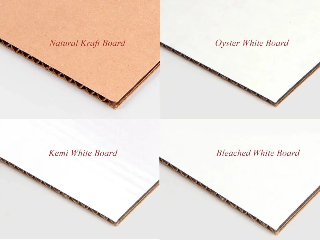 corrugated boxes materails