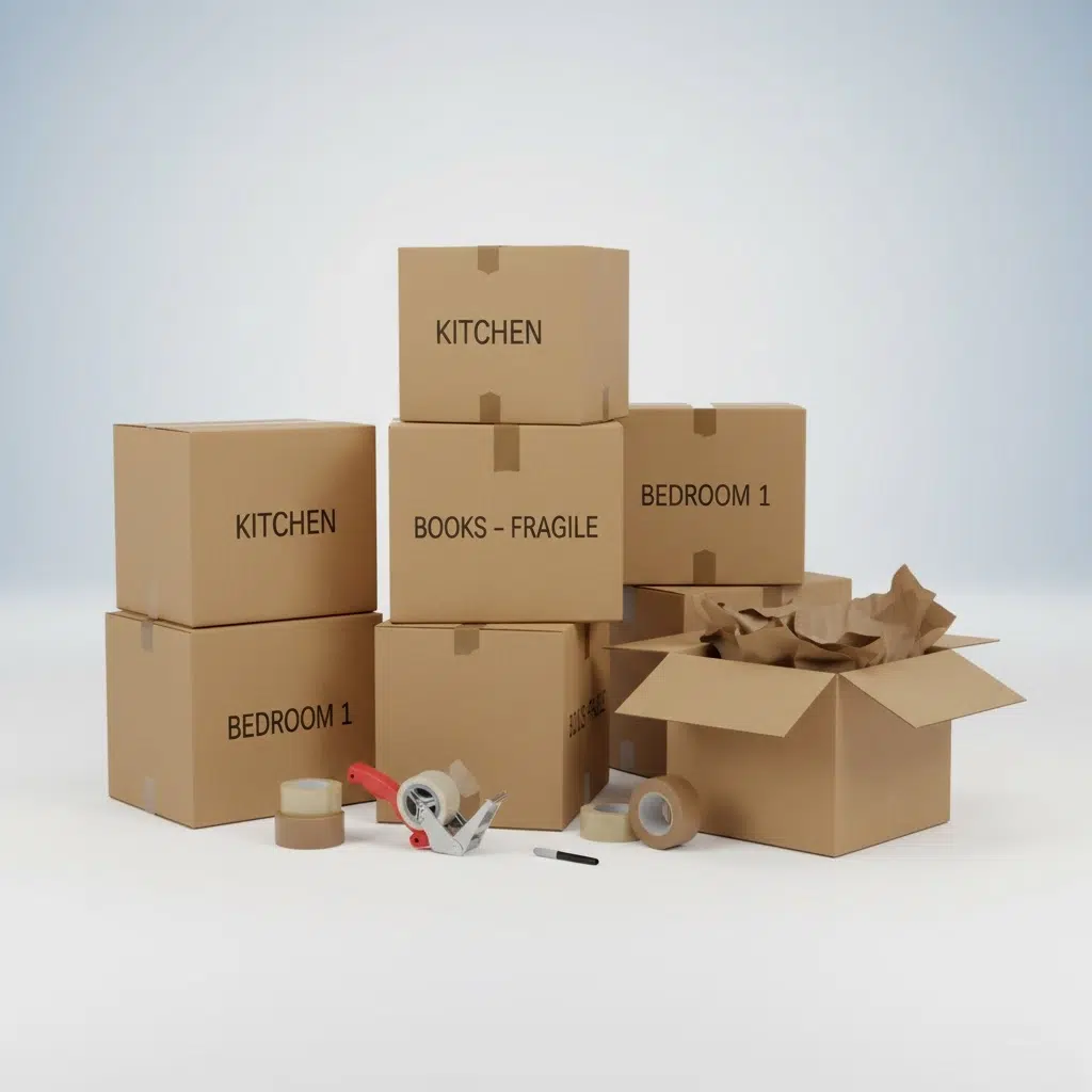 custom cardboard boxes moving pack