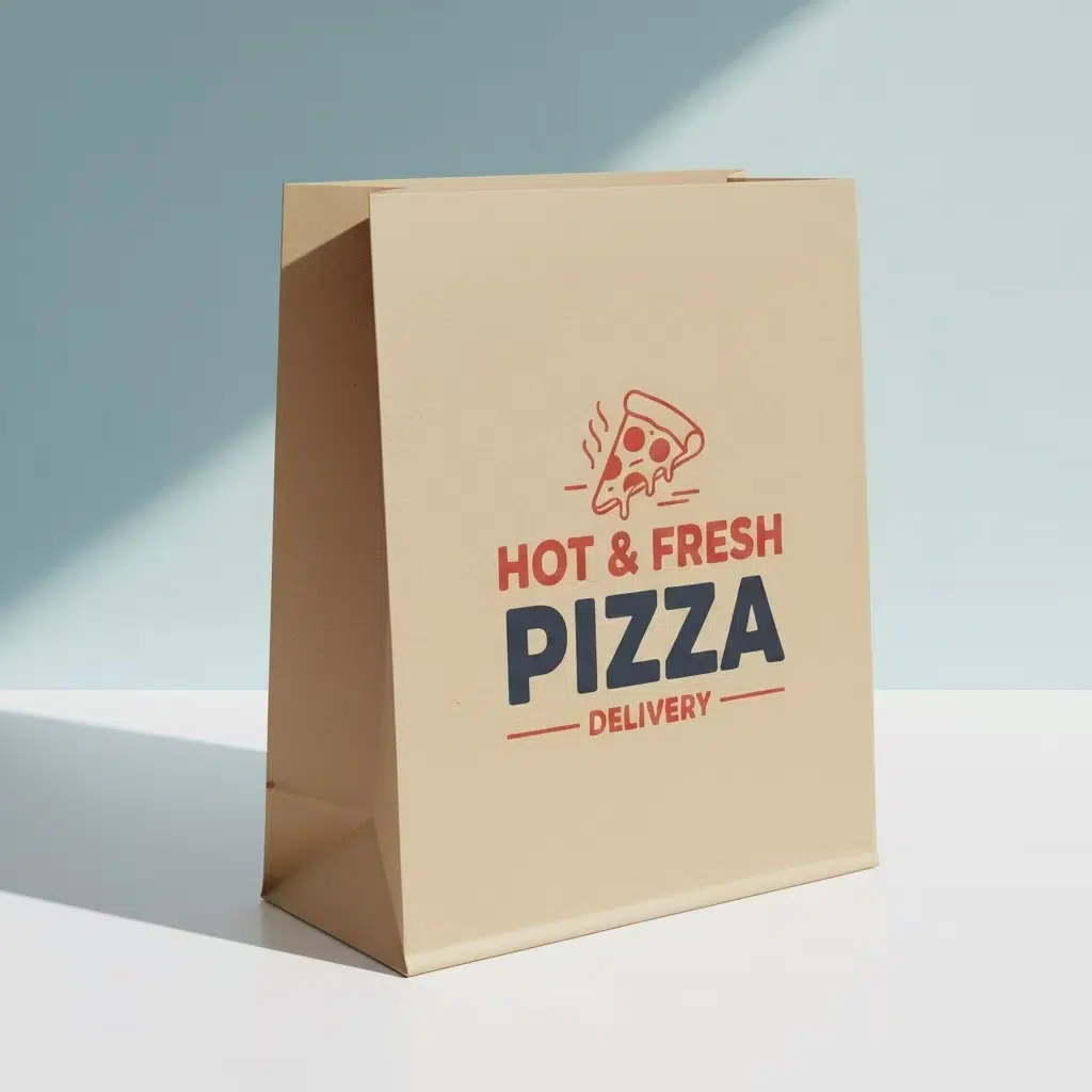 custom paper pizza bags
