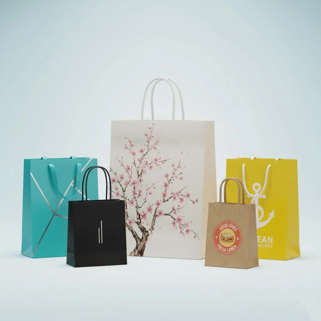 custom paper shopping bags