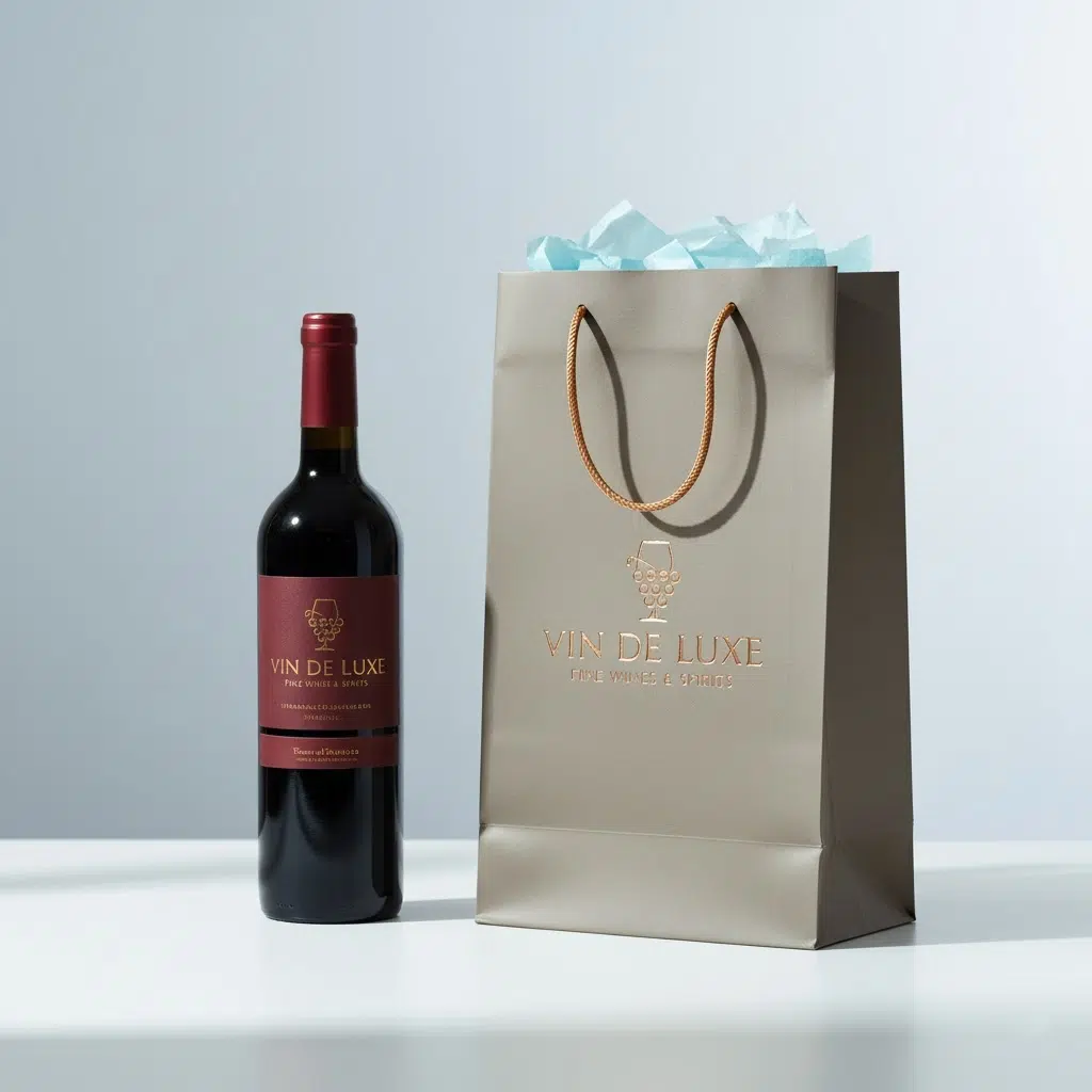custom paper wine bags
